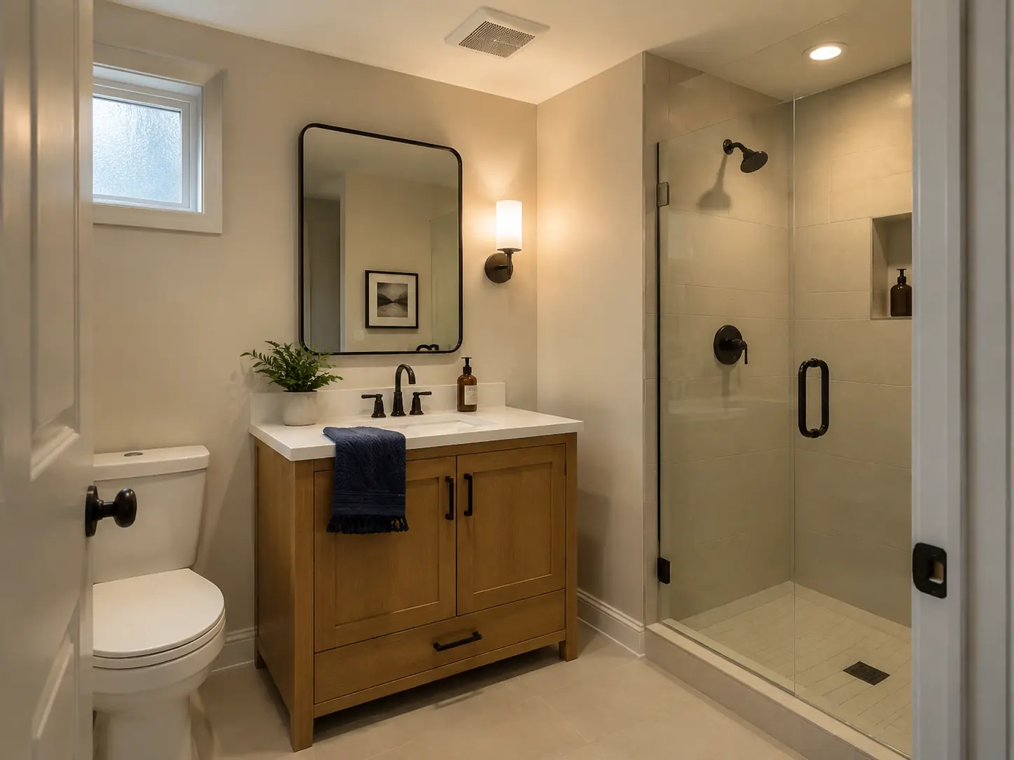compact-finished-basement-bathroom-design