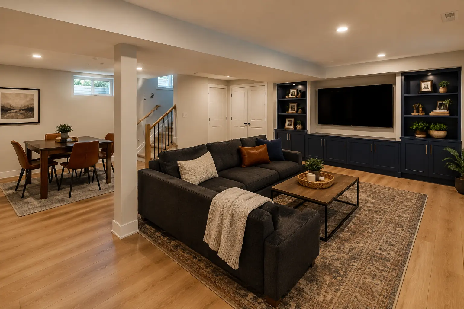 flexible-finished-basement-remodeling-space